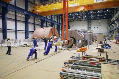 Vattenfall Montage Turbine