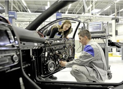 Autoproduktion bei VW